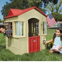 Little Tikes Cape Cottage Tan / Red