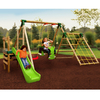 Little Tikes Luxembourg Wood Climb n Slide Swing Set