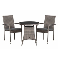 Malaga 2 Seater Round Bistro Set