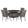 Malaga 4 Seater Round Dining Set
