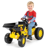 Pedal Dumper Truck Yellow