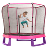 Plum 7ft Pink Junior Jumper Trampoline and Enclosure