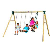 Plum COLOBUS Wooden Swing Set