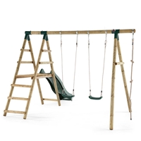 Plum Giant Baboon Wooden Swing Set