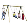 Plum GIBBON Wooden Swing Set