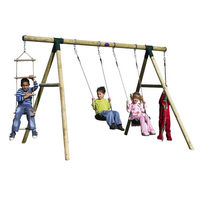 Plum GIBBON Wooden Swing Set