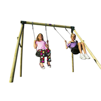 Plum MARMOSET Wooden Swing Set