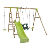 Plum Muriqui Wooden Swing Set