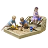 Plum Premium Wooden Sandpit and Bench