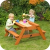 Plum Sand and Picnic Table