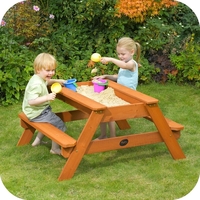 Plum Sand and Picnic Table