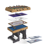 Riley 4ft 4-in-1 Folding Multi Games Table M4B-1F