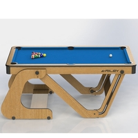 Riley 6ft Vertically Folding Pool Table with Darts Board