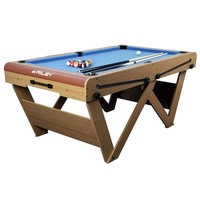 Riley 6ft W Leg Folding Snooker & Pool Table FSPW6