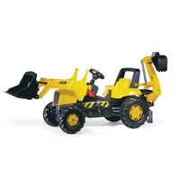 Rolly Junior JCB Pedal Tractor with Frontloader and Rear Excavator