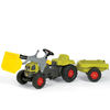 Rolly Kid Claas Pedal Tractor with Frontloader & Trailer