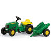 Rolly Kid John Deere Pedal Tractor with Trailer