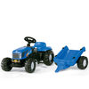 Rolly Kid New Holland TVT190 Pedal Tractor with Trailer