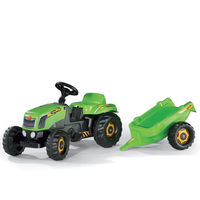 Rolly Kid Pedal Tractor with Trailer (Green)