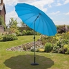Shanghai 2.7m Blue Parasol With Crank and Tilt