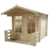 Shire Maulden Log Cabin (9ft x 9ft) with Verandah