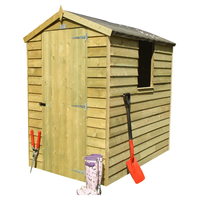 Shire Overlap Single Door Shed (6ft x 4ft)