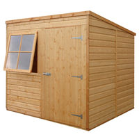 Shire Pent Shiplap Shed (7ft x 7ft)