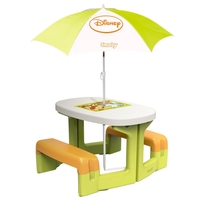 Smoby Winnie The Pooh Picnic Table and Parasol