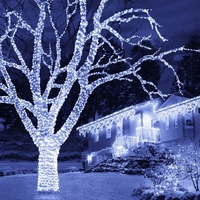 Snowtime 100 Straight Line Ice White Connectable LEDS