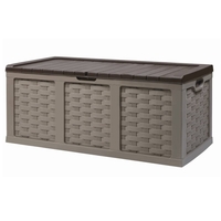 Starplast 634 Litre XXL Rattan Garden Storage Box