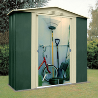 Store More Canberra Six Apex Metal Shed (6ft x 3ft)