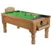 Supreme Bar Billiard 6ft Slate Bed Table (Oak)
