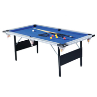 Supreme Deluxe Foldaway 7ft Pool Table (Aluminium)