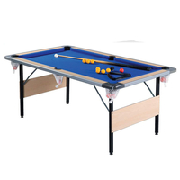 Supreme Deluxe Foldaway 7ft Pool Table (Beech)