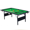 Supreme Deluxe Foldaway 7ft Pool Table (Black)