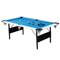 Supreme Deluxe Foldaway 7ft Pool Table (White)