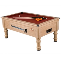 Supreme Prince 8ft Slate Bed Pool Table (Oak)