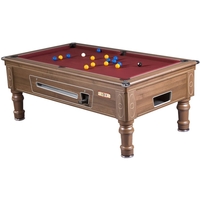 Supreme Prince 8ft Slate Bed Pool Table (Walnut)