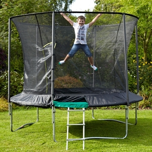 TP Toys 10ft Genius Round Trampoline with Igloo Door