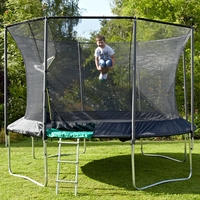 TP Toys 12ft Genius Round Trampoline with Igloo Door