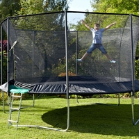 TP Toys 14ft Genius Round Trampoline with Igloo Door