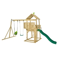 TP Toys Kingswood TUDOR Wooden Swing Set and Slide