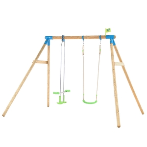 TP Toys Nagano Wooden Double Swing Set