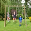 Trigano Jardin Natura Berry Wooden Swing and Glider Set