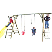 Tuin ANTOINE S Wooden Swing Slide Set