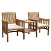 Tuin Hardwood Companion Love Seats (excludes Cushions)