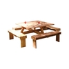Tuin Hardwood Deluxe Square Picnic Table (PreOiled)