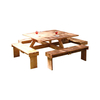 Tuin Hardwood Deluxe Square Picnic Table (PreOiled)