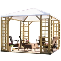 Tuin Wooden Pavilion Open Gazebo