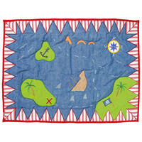 Win Green Pirate Shack Floor Quilt (Large)
